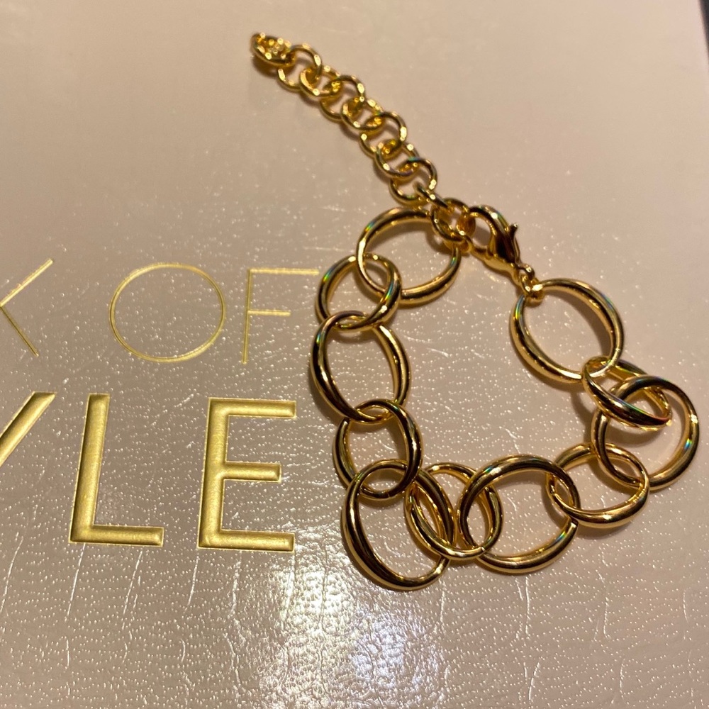 Bayou With Love Gold bracelet. NWT.